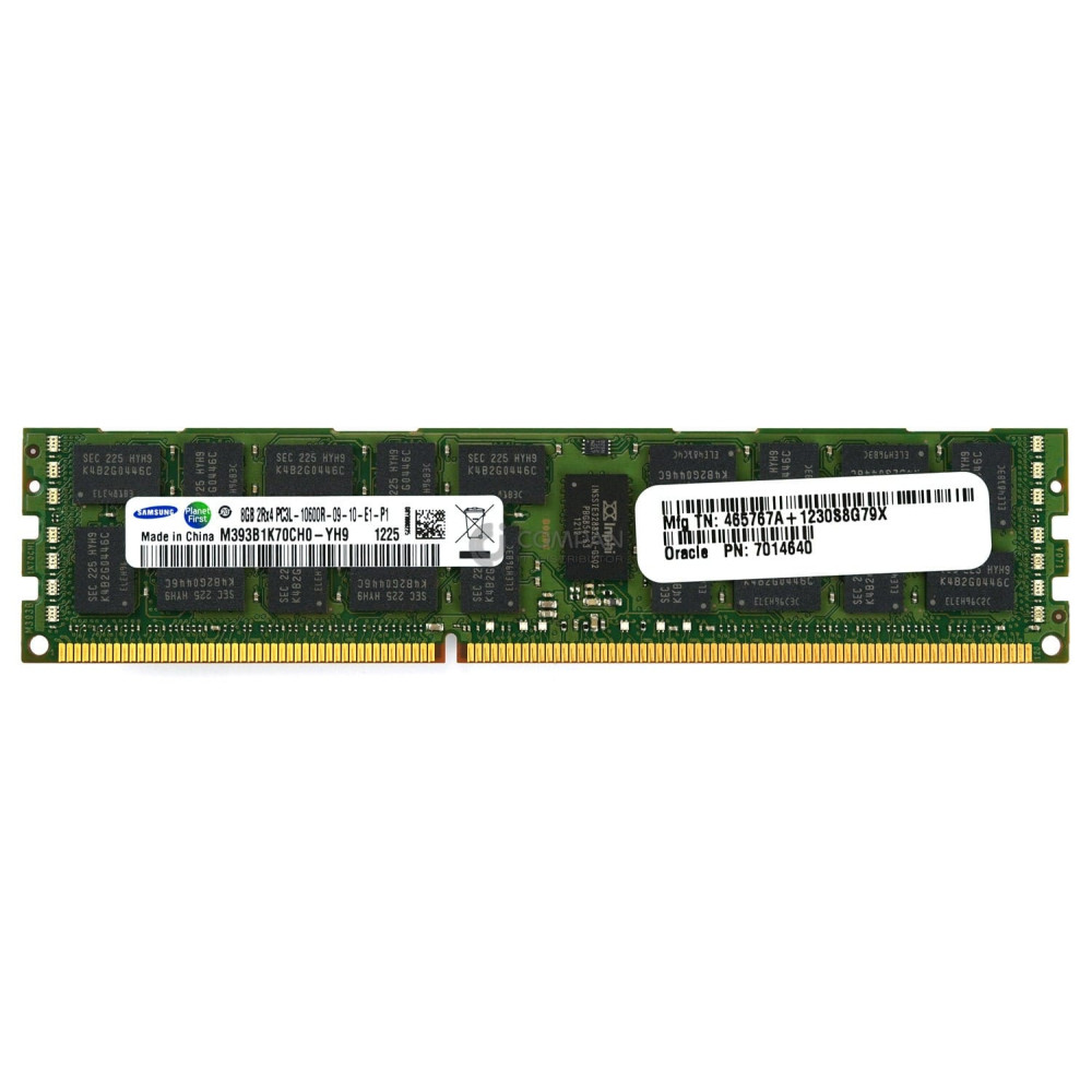 7014640 SUN ORACLE MEMORY 8GB 2RX4 PC3L 10600R  DDR3